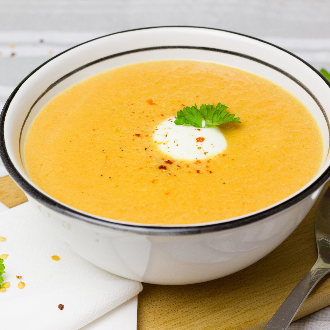 Carrot, Parsnip & Sweet Potato Soup